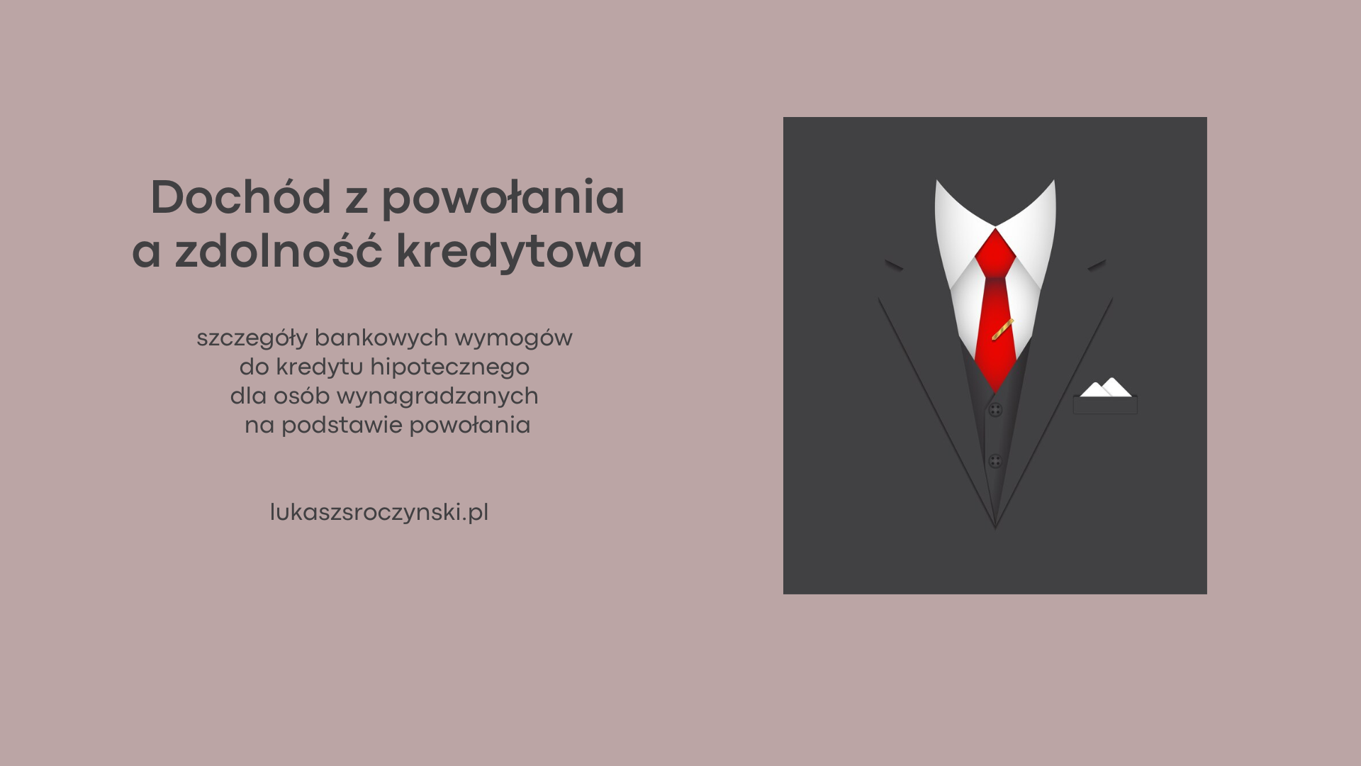 Dochód z powołania a zdolność kredytowa