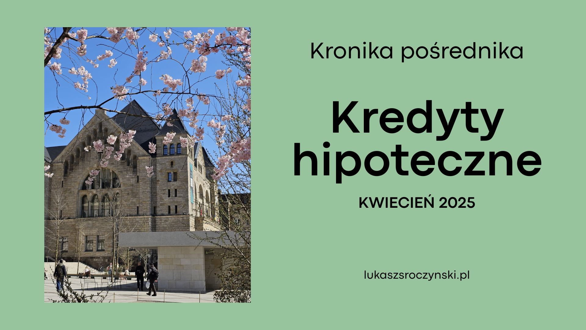 Kredyty hipoteczne kwiecień 2025 - Kronika pośrednika