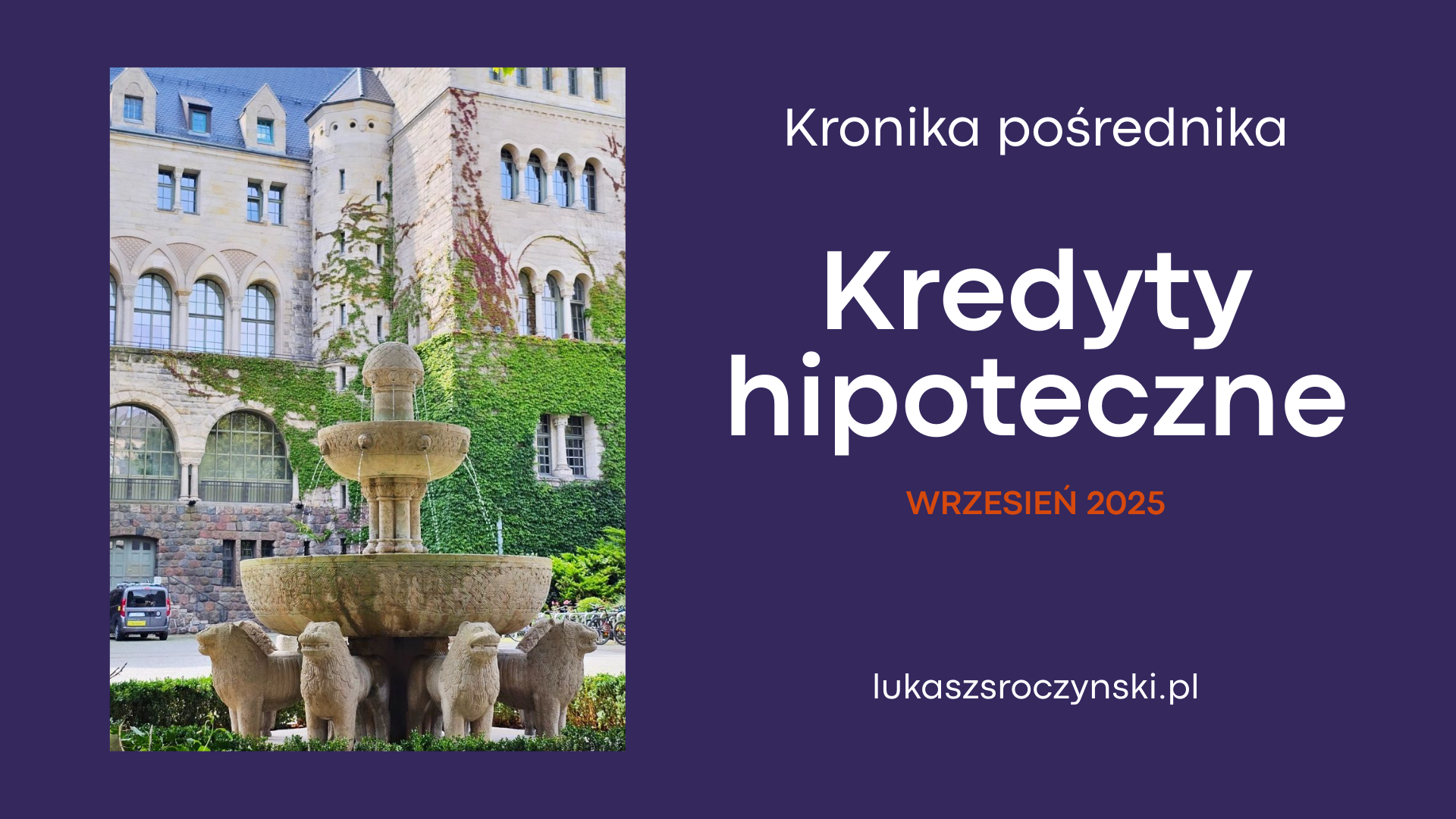 Kredyty hipoteczne wrzesień 2025 - Kronika Pośrednika