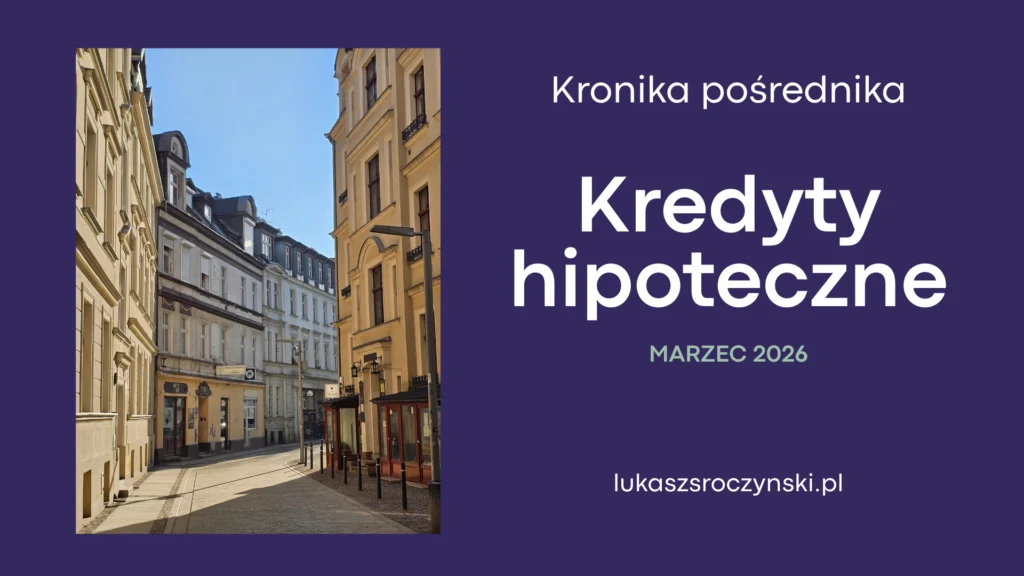 Kredyty hipoteczne marzec 2026 (kronika pośrednika)