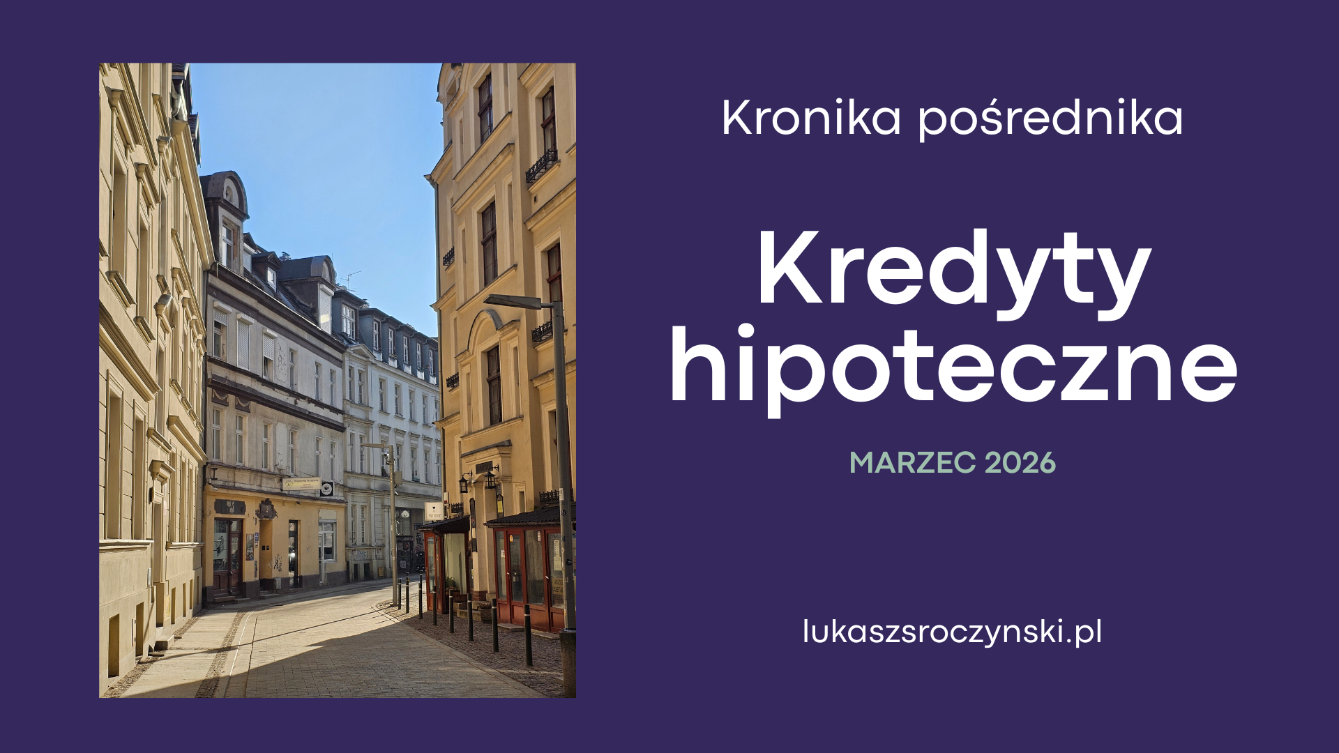 Kredyty hipoteczne marzec 2026