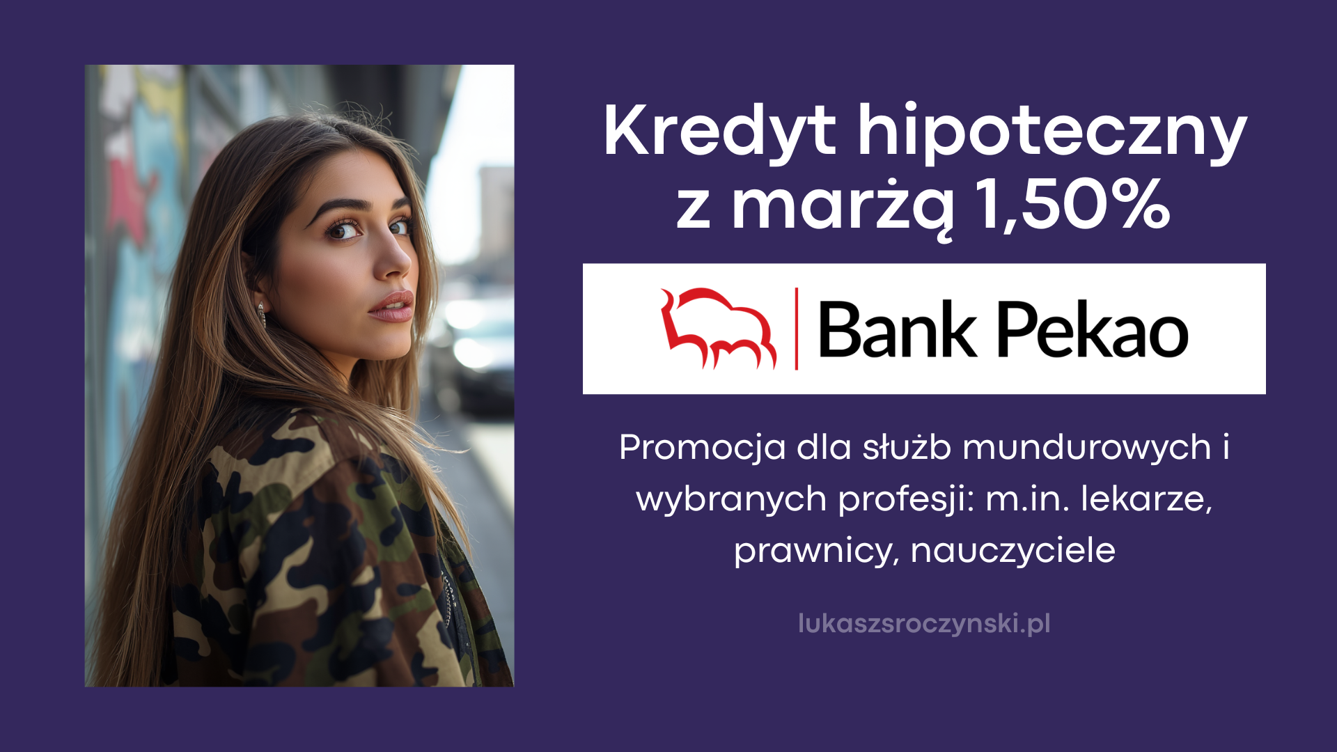 Kredyt hipoteczny z marżą 1,50% - oferta specjalna dla służb mundurowych w Pekao SA