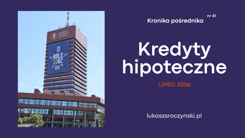Kredyty hipoteczne lipiec 2026