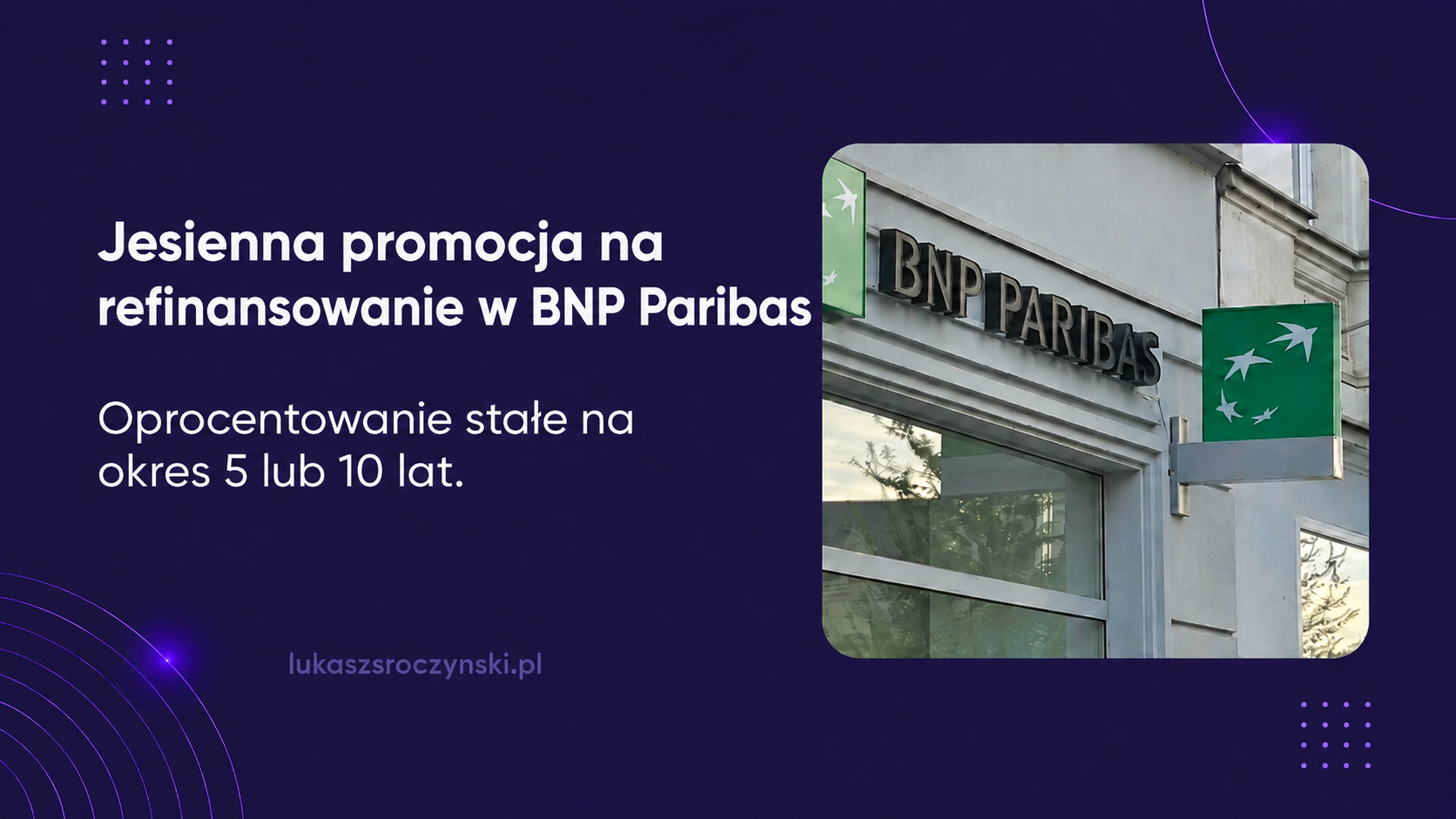 Promocja na refinansowanie w BNP Paribas od 8 października 2026
